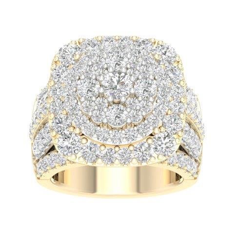 14K 4.40CT D-RING LDS RDS CNTR 0.20CT "BEST DEAL BEST VALUE"